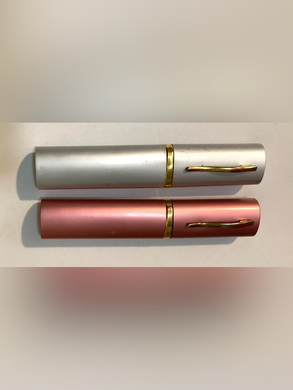 2 compact slim reading glasses cases.